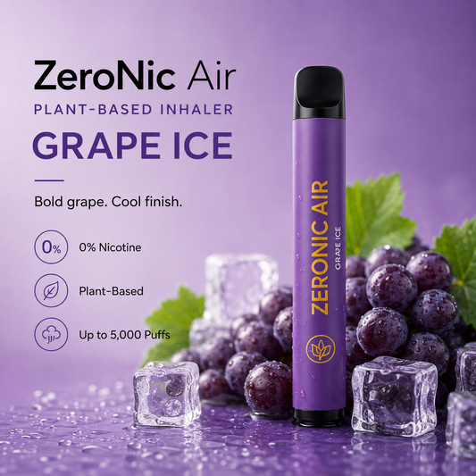 ZeroNic Air Grape Ice – Plant-Based Inhaler