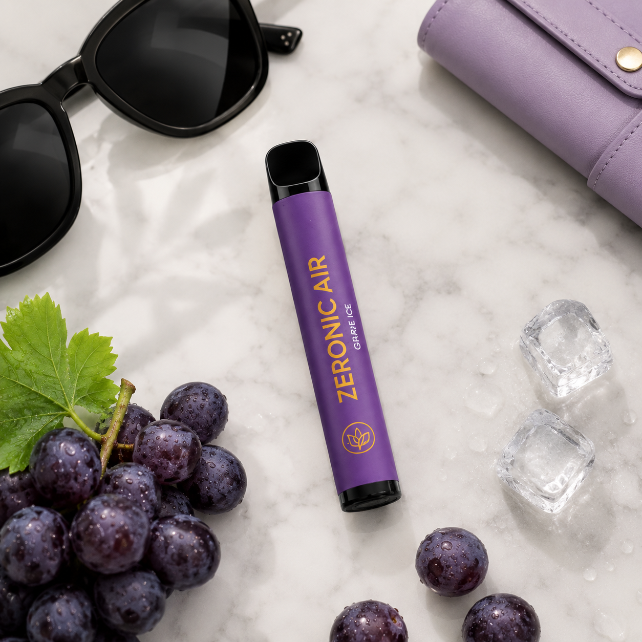 ZeroNic Air Grape Ice – Plant-Based Inhaler