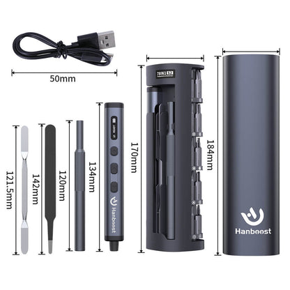 Hanboost 78 in 1 Precision Electric Screwdriver Set Storage Box Design for Reparing