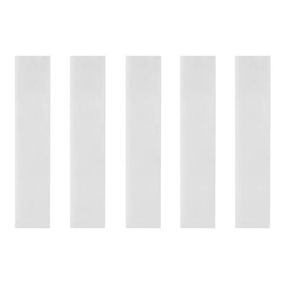 Hanboost 5pc Ceramic Fiber Oil Stone Whetstone Strips for Deburring, Smoothing and Polishing