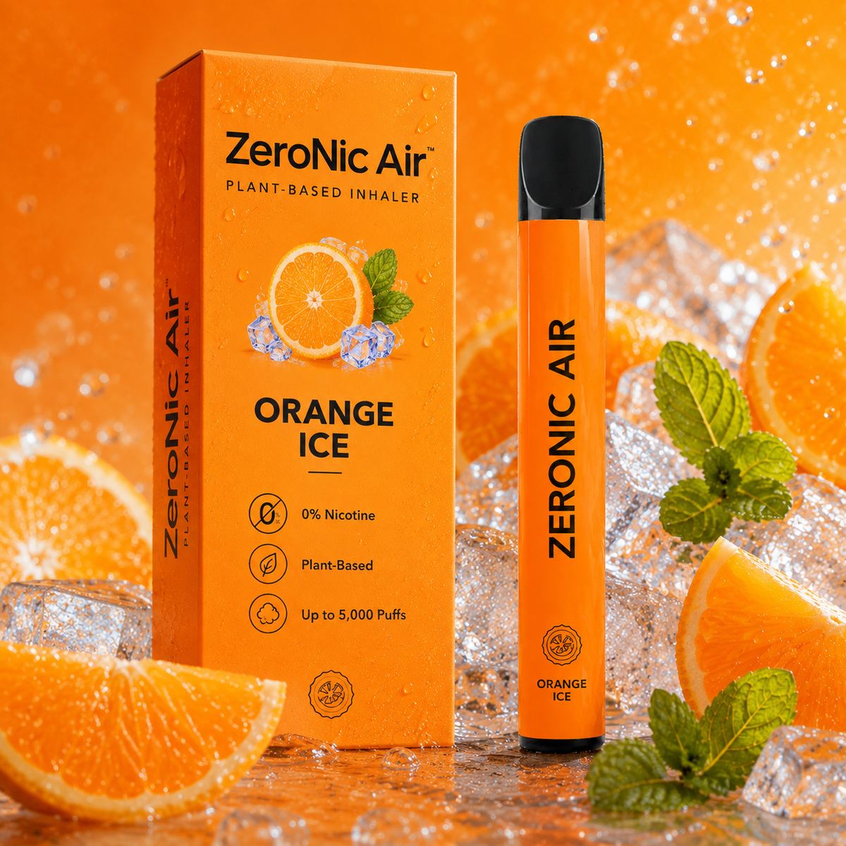 ZeroNic Air Orange Ice – Plant-Based Inhaler