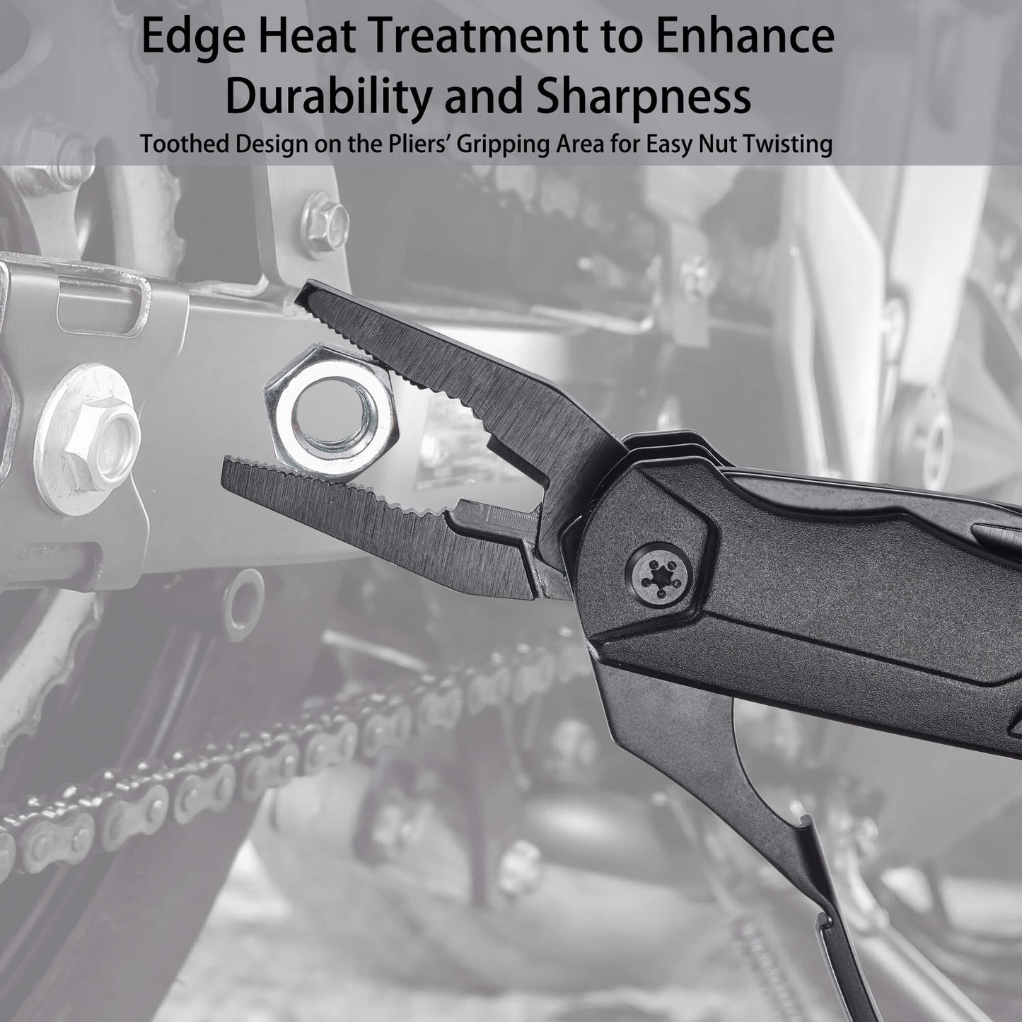 Hanboost 19 In 1 Multitool Wrench with Wire Cutter for Outdoor Camping