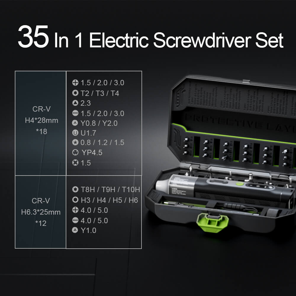 Hanboost 35 In 1 Precision Electric Screwdriver Set for Repairs