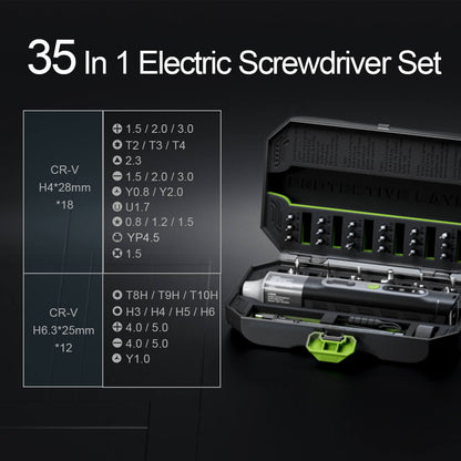 Hanboost 35 In 1 Precision Electric Screwdriver Set for Repairs