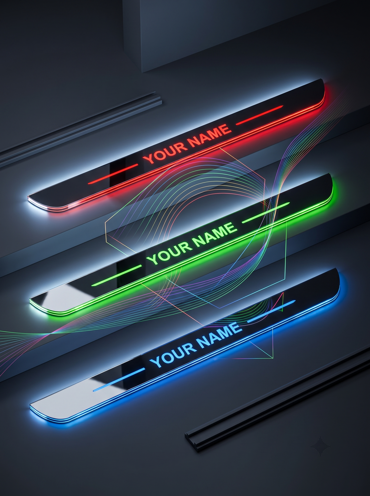 Custom Magnetic LED Door Sill Lights