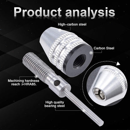 Hanboost 2.35mm Drill Chuck Quick Change Adapter for Rotary Tool